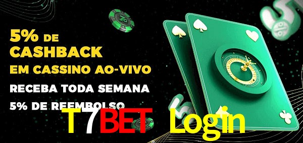 Promoções do cassino ao Vivo T7Bet Login